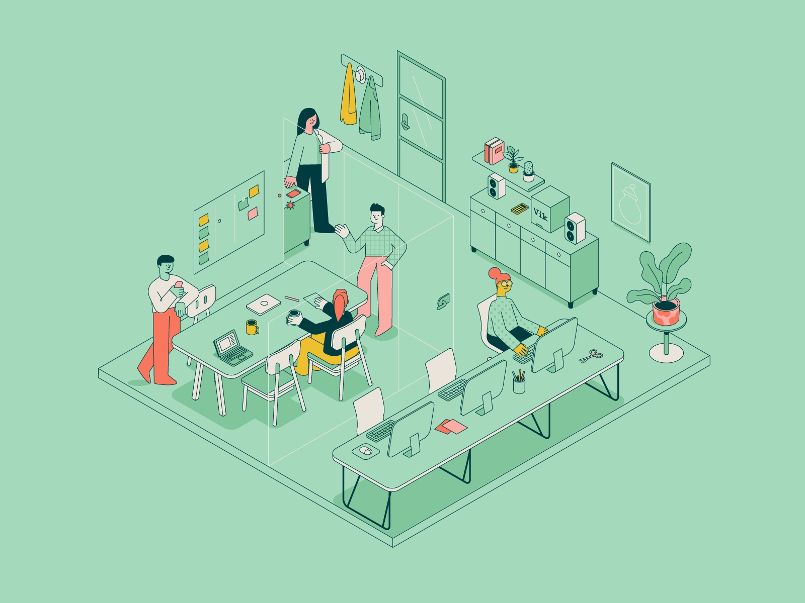 agile methodology workspace