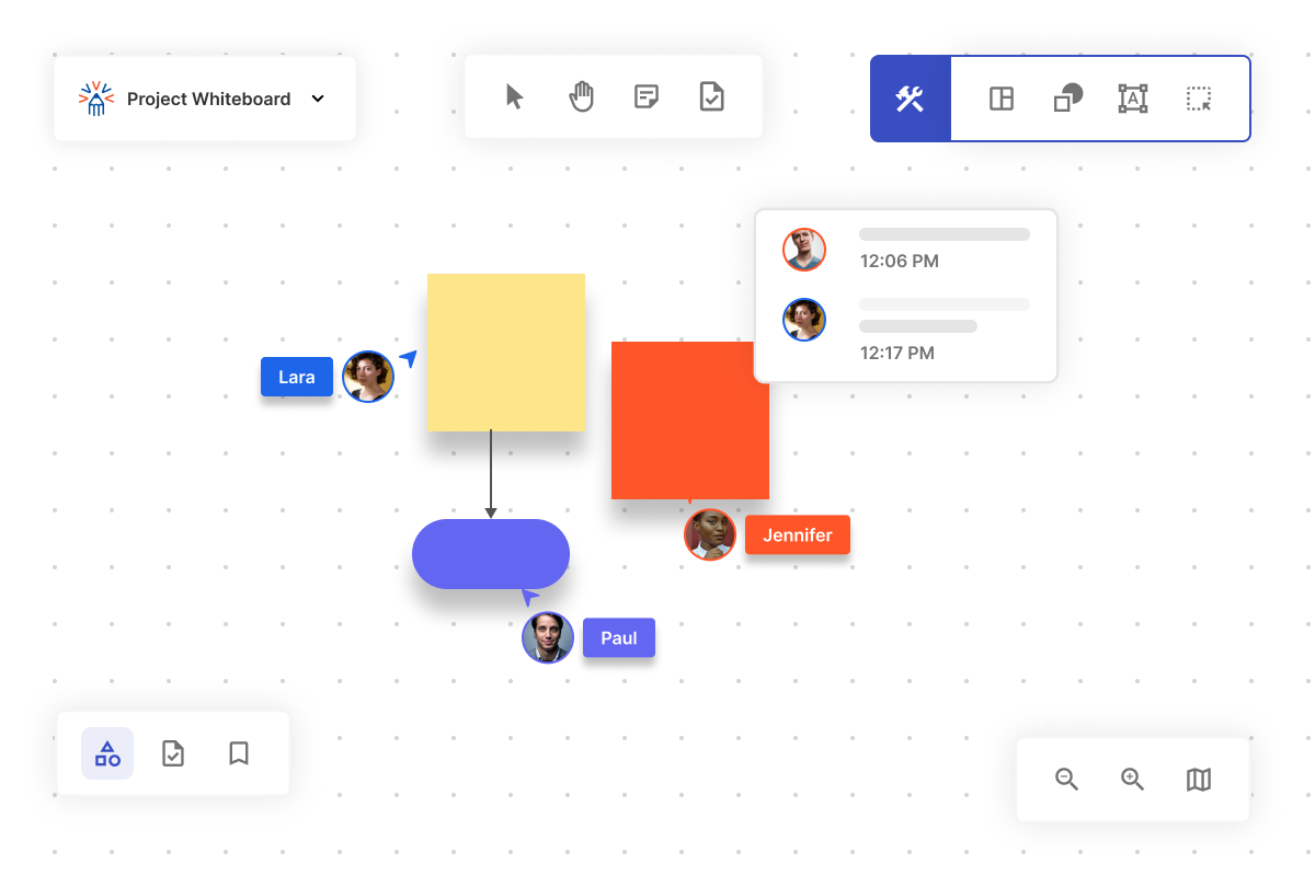 Real time Brainstorming Whiteboard - Real time Brainstorming