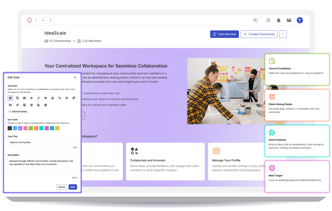Customizable Home Page